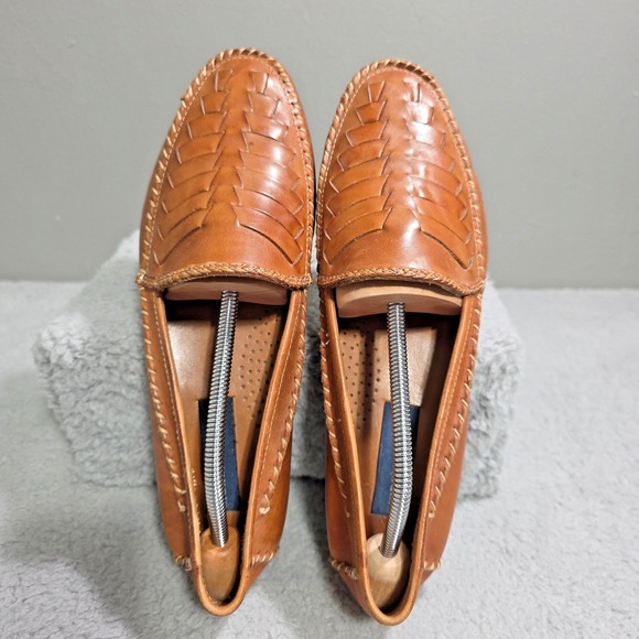 Giorgio Brutini Other - Giorgio Brutini  Le Glove Shark Brown Leather Weave Dress Shoes Men's 11